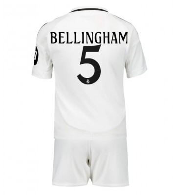 Real Madrid Jude Bellingham #5 Hemmaställ Barn 2024-25 Kortärmad (+ Korta byxor)